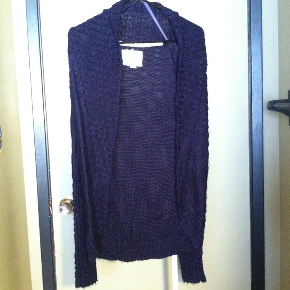 Navy blue cardigan