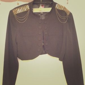 Military inspired blazer