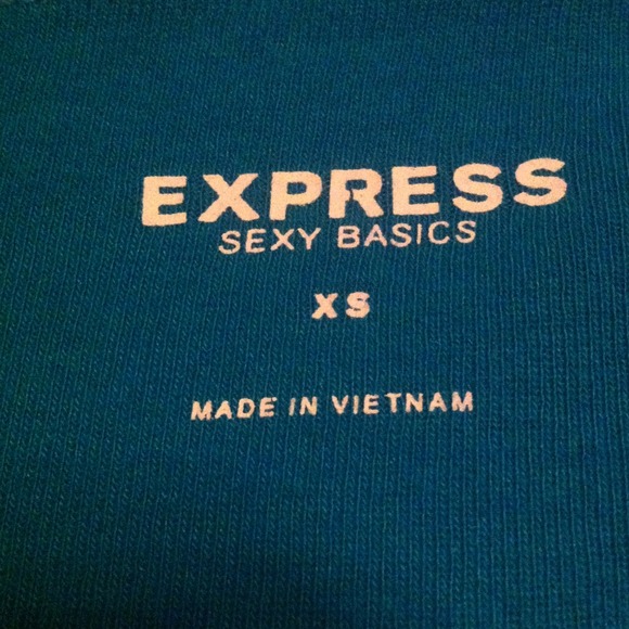 Express Turquoise tee - Picture 2 of 2