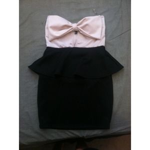Peplum dress.