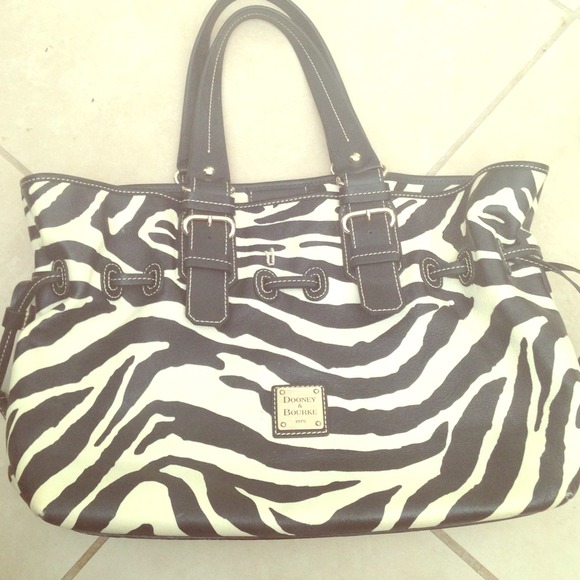 Dooney and Bourke Zebra print bag