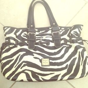 Dooney and Bourke Zebra print bag