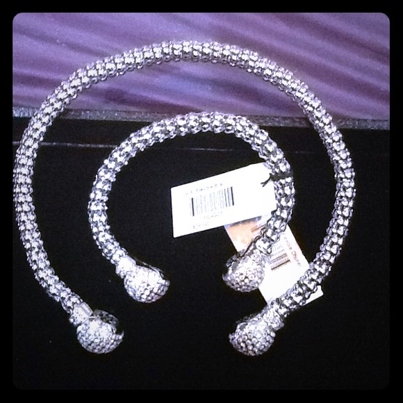 💜REDUCED💜Diva Flexible Choker and Bracelet Set.