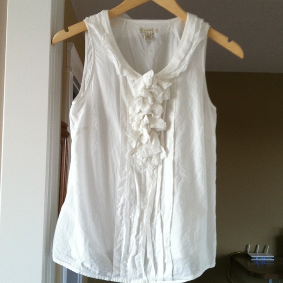 Jcrew white tank