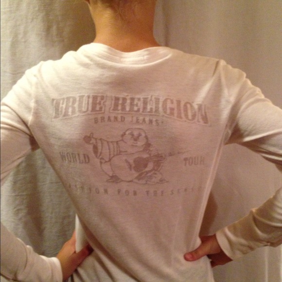True Religion V-Neck Longsleeve