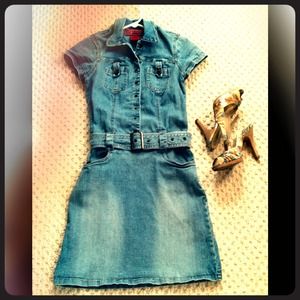 BUNDLED!! SHIPS IN NOVEMBER!! Denim dress