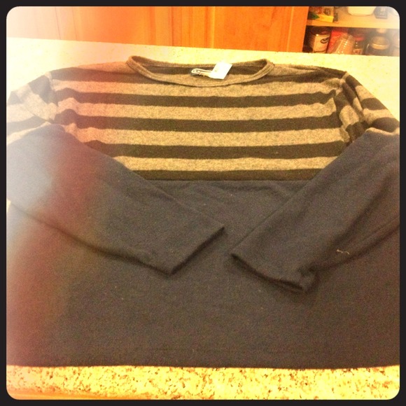 Scoop NYC one size striped sweater nwt