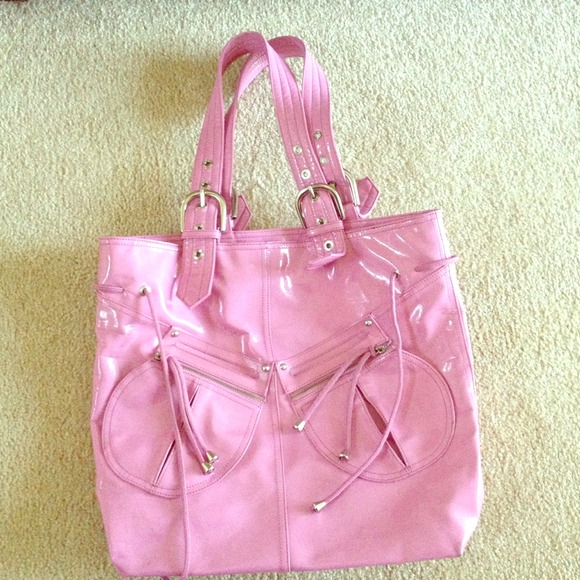 Pink shoulder bag