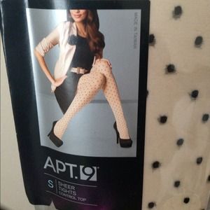 NWT sheer polka-dot tights 🎀