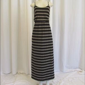Grey/black maxi dress