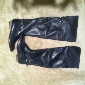 Aldo, over the knee all leather boots. Size 39/9