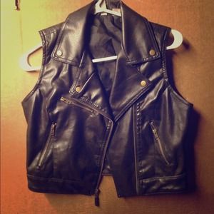 Jackets & Coats - Leather vest Jackets & Coats - Leather vest