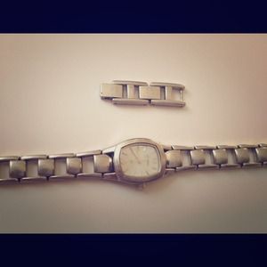 Blue face Fossil watch