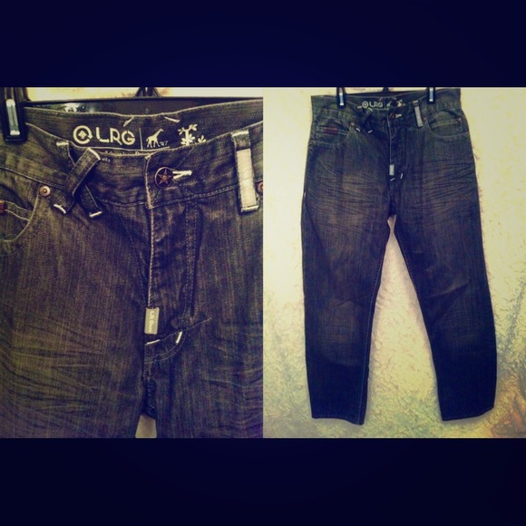 MEN'S Dark Grey Wash Denim