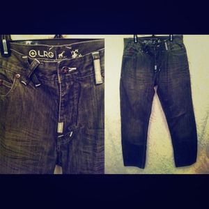 MEN'S Dark Grey Wash Denim