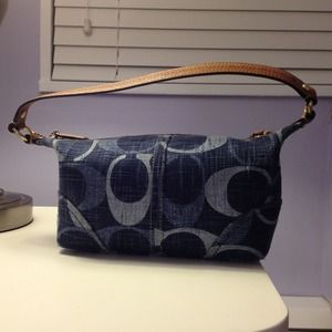 Authentic Coach Denim Bag