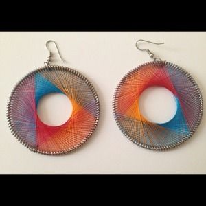 Multicolor earring
