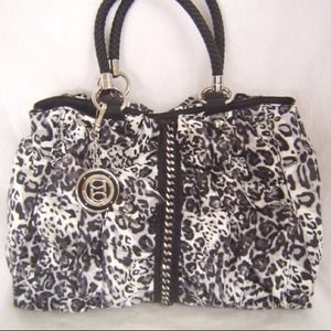 FLASH SALE! Authentic BEBE Ruffled Leather Handbag