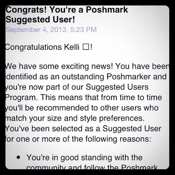 Other - 🌟✨🎉Suggested user!🎉✨🌟