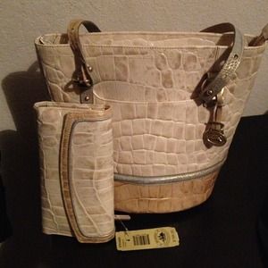 Brahmin bag with wallet