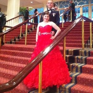 Red ball gown/pageant dress