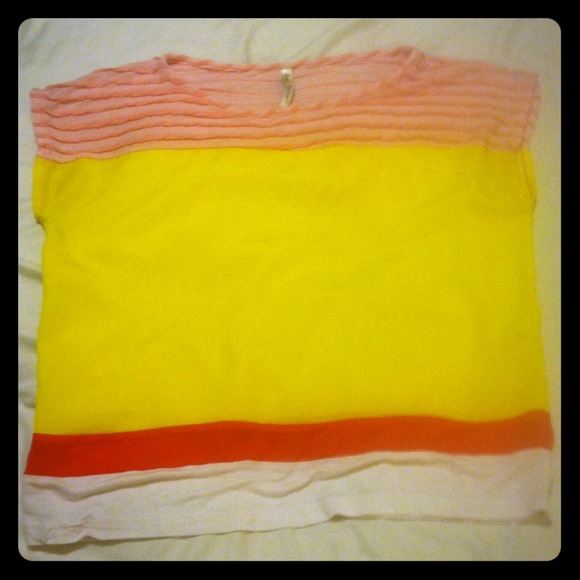 Very light, colorful top