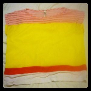 Very light, colorful top