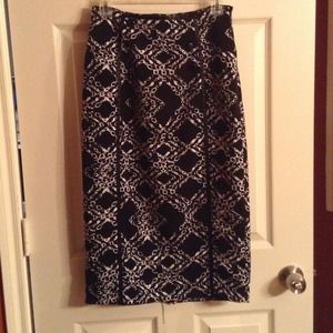 Really cute black-and-white for quarterly skirt