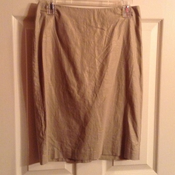 Gold linen skirt - Picture 1 of 1