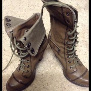 Lace up boots, two ways