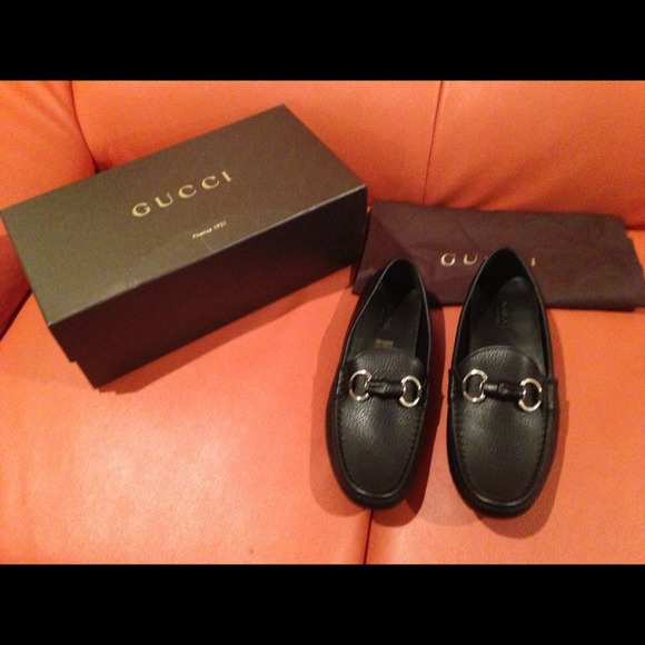 2013 Gucci Damo Bamboo Black Loafer 37.5 - Picture 2 of 4