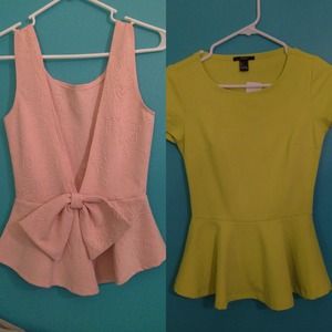Peplum tops!