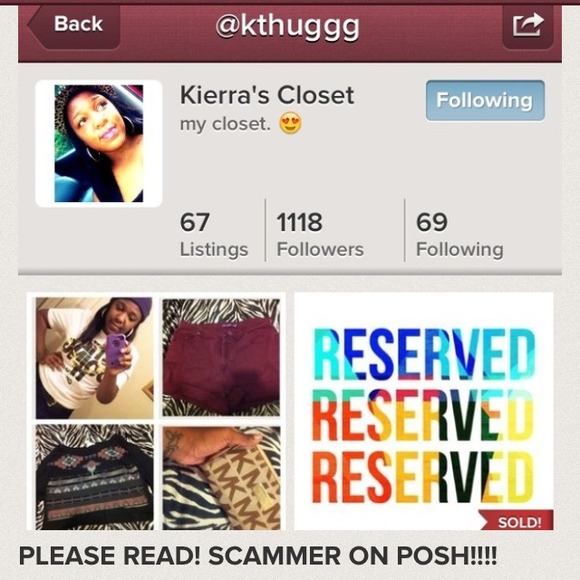 Scammer "kthuggg" DO NOT TRADE WITH HER!!!!