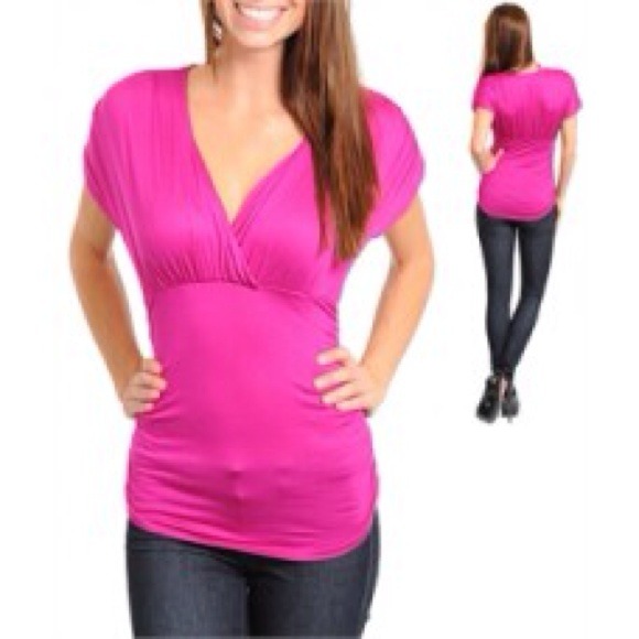 Fuchsia top