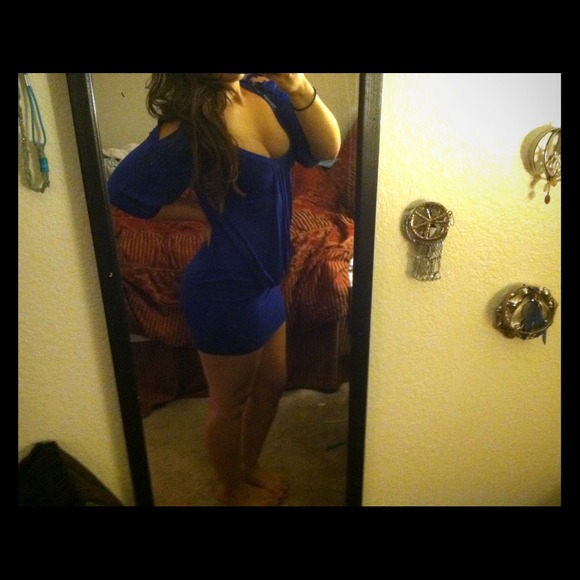 Royal blue dress, forever 21. - Picture 1 of 3