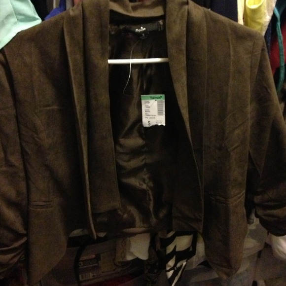 Papaya Brown blazer