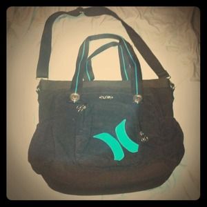 Brown Hurley laptop bag. Perfect for school!