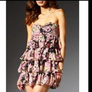Tara subkoff for bebe floral dress size xs