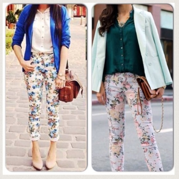 Floral pants