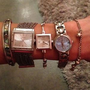 Watch and bracelet set
