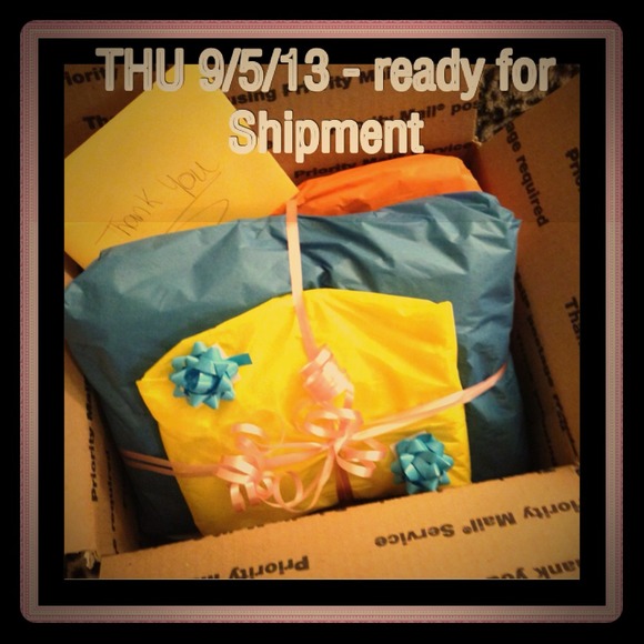 📭📦THURSDAY SEPTEMBER 5th, 2013 - shipment📦📭