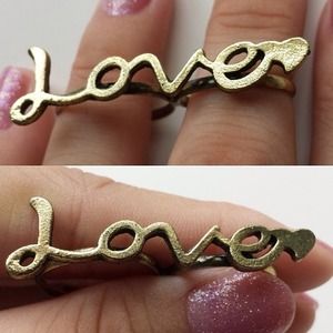 Love ❤ double ring
