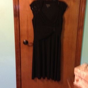 Black cocktail dress