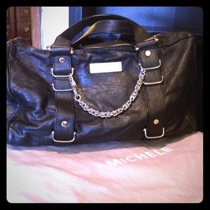 (hold for @fairygirl) MICHELE leather satchel