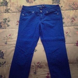Colbalt Blue skinny jeans