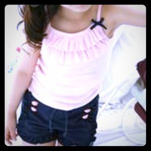 Pink &blue halter short set