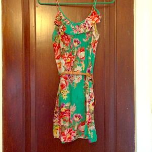 Floral print dress