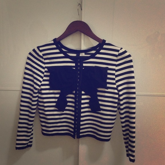 H&M stripe cardigan