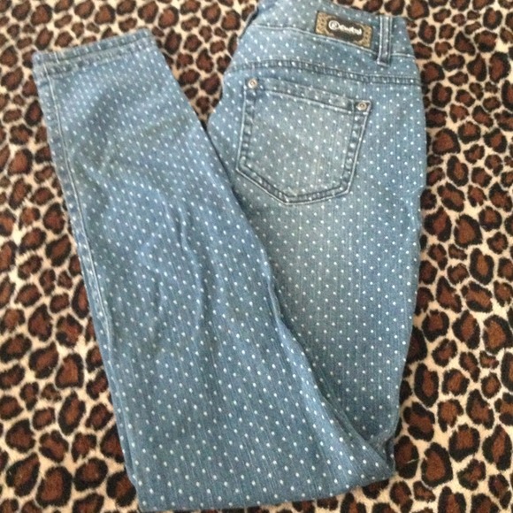 🔴sold in bundle🔴 Polka dot jeans