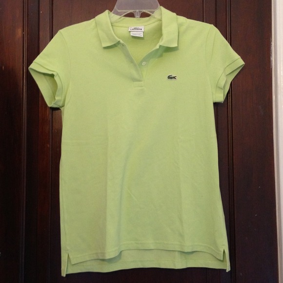 Lime green polo